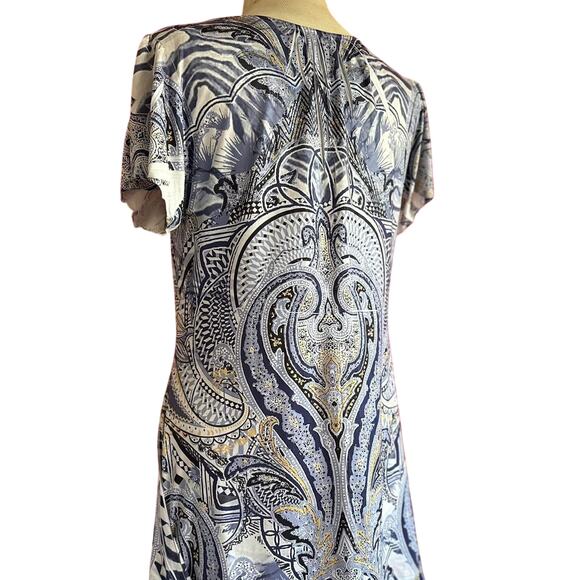 Womens Shirt Size Medium Embroidered Hippie Biker Festival Resort Beachy - Picture 5 of 6